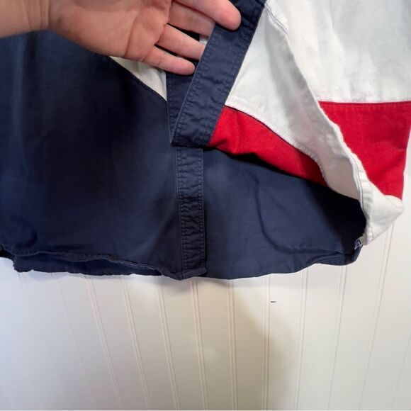 90's Wrangler Western Shirt Texas Flag Button Down Long Sleeve Red White Blue L - Picture 8 of 15